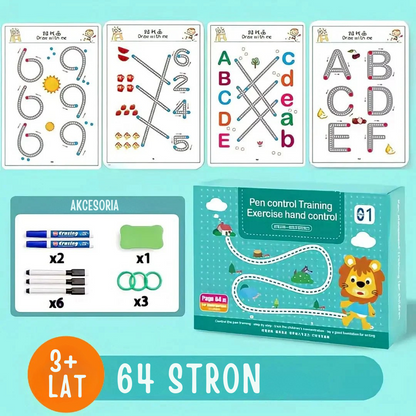 Reusable writing practice notebook